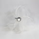 thumbnail image 5 of Diadema de boda con clip, tocado, flor para el cabello, pluma Blanco, 5 of 8
