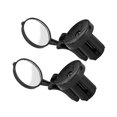 thumbnail image 4 of 1 par de manillar ajustable espejo retrovisor manillar enchufe espejo retrovisor para bicicleta motocicleta ciclismo (negro) kaili Sencillez, 4 of 4