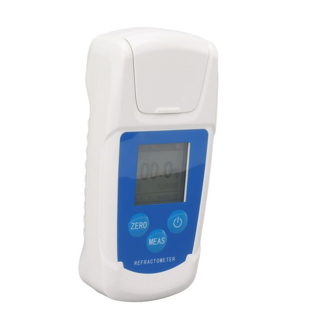 Refractómetro Brix calibración automática 0-55% Velocidad de medición rápida Medidor Brix de alta precisión Pantalla retroiluminada HD para medir el contenido de azúcar Anggrek Otros