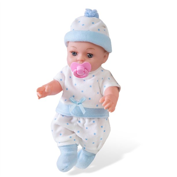 Simulación Vinyl Baby Doll Lifelike Juguete Navidad Año Nuevo Niño Partido Favor de Juguetes Decoración Suministros Regalo Niños Caja de seguridad Tipo 4 Speravity FN001579-04