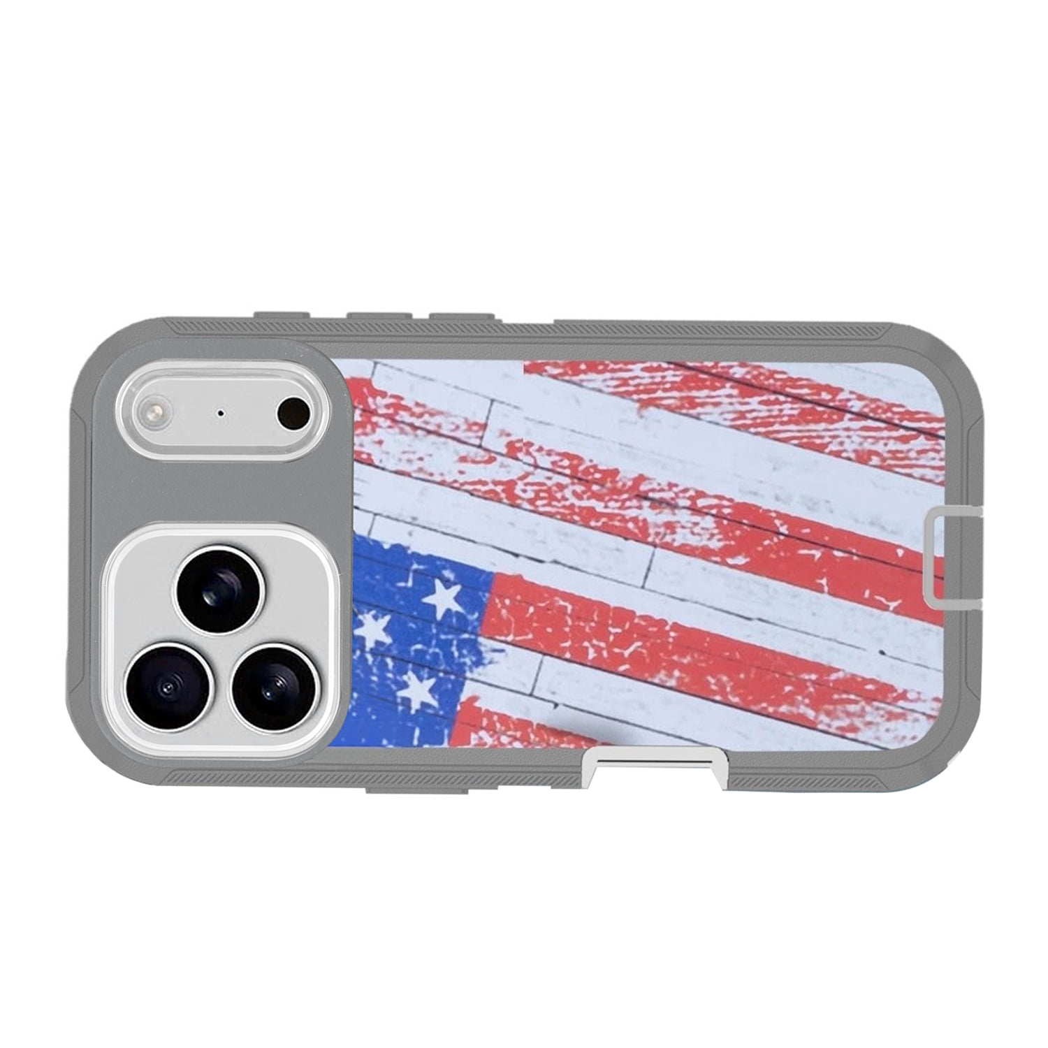 Tough Armor Defender Case for iPhone 17 Pro Max - Red and White