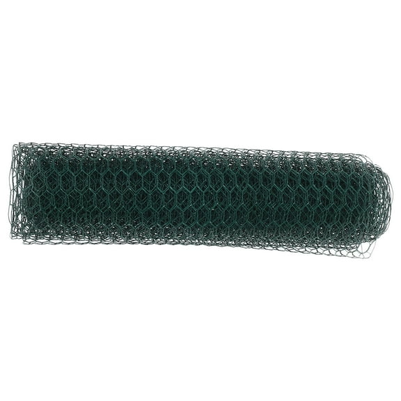 Raindrops Green Chicken Wire Mesh for Home and Garden Use, High-Strength Wire Fence for Poultry and Projects