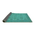 thumbnail image 2 of Ahgly Company Indoor Rectangle Oriental Turquoise Blue Industrial Area Rugs, 4' x 6', 2 of 4