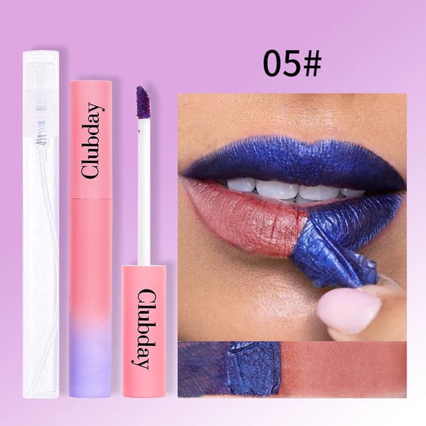 Xihbxyly Brillo de Labios con Efecto Lacrimógeno, Hidratante Durante Todo El Día, Acabado Mate, Brillo de Labios de Larga Duración, Ideal para Fiestas de Oficina y Viajes, Tamaño Portátil.