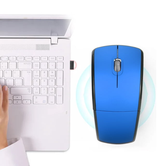 Cordless Mouse, Power Saving USB Mouse for Notebook Computers for Desktop Computers for Office Red,Black,Blue