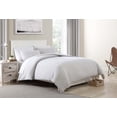 thumbnail image 2 of MHF Home Grey Heather Recylced Cotton Blend Duvet Set Size Full/Queen, 2 of 6