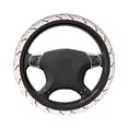 thumbnail image 3 of Elastic Steering Wheel Cover, traffic Train Pattern Stretch Thickening Car Steering Wheel Cover Women Men, Steering Wheel Protector Universal 15 in, 3 of 7