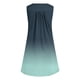 thumbnail image 4 of Vestido sin Mangas para las Mujeres Gradiente Impreso Botón Suéter Cuello Redondo Vestido, Vestido de Fiesta de Poliéster para Diario, Caso de Exposición Y Primavera Verano, 4 of 4