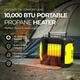 thumbnail image 2 of Comfort Gear Portable Propane Heater, 10,000 BTU, Indoor/Outdoor Use, 2 of 8