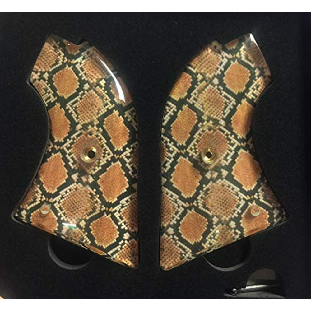 Premium Gun Grips Heritage Rough Rider Grips Rattle Snake Skin Print