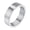 Silver, variant on Unisex 6mm Simple Personality Hip Hop Dome Brushed Matte Stainless Steel Biker Ring Statement Band Comfort Fit Black Size 10
