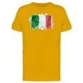 thumbnail image 1 of Brush Painting Of Italy Flag Tee Men's -Image by Shutterstock, 1 of 1