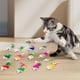 thumbnail image 5 of Juguete para gatos Juguetes de colores para gatos con cola de plumas Juguetes interactivos para gatos de interior, 5 of 6