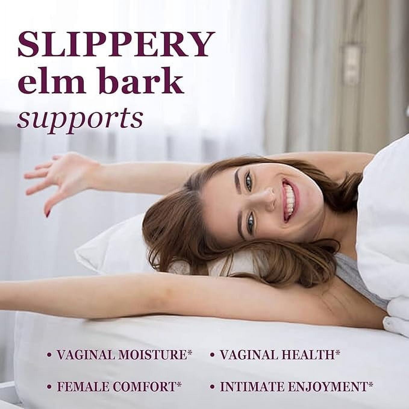 1pack Women's Probiotic+Slippery Elm 60Gummies