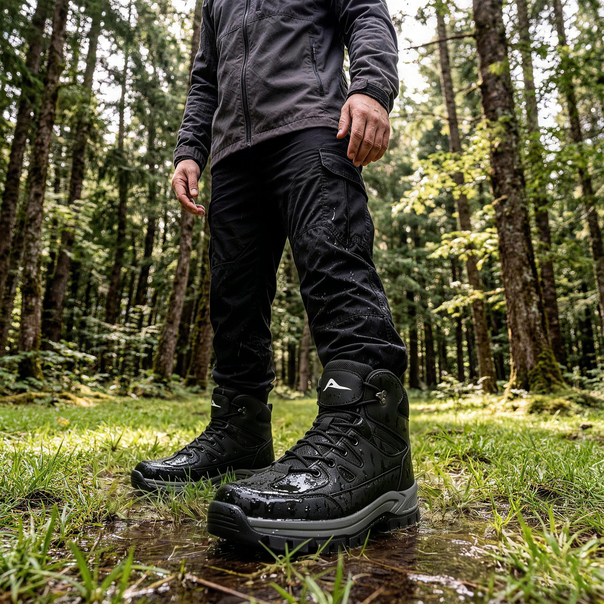 MeMoride Men's Waterproof Hiking Boots photo 3