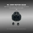 thumbnail image 1 of Piezas de repuesto de engranajes de piñón M1 de 5mm, engranaje de piñón de Motor para camión Buggy 1/8 Rc, 1 of 8