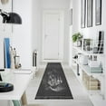 thumbnail image 4 of Bed Long Carpet Bed Rug 72x23.5In Indoor Non-Slip Durable Carpet Floor Mat Runner Rug Bedroom Hallway Carpet Machine Washable Beautiful Tiled Lion, 4 of 8