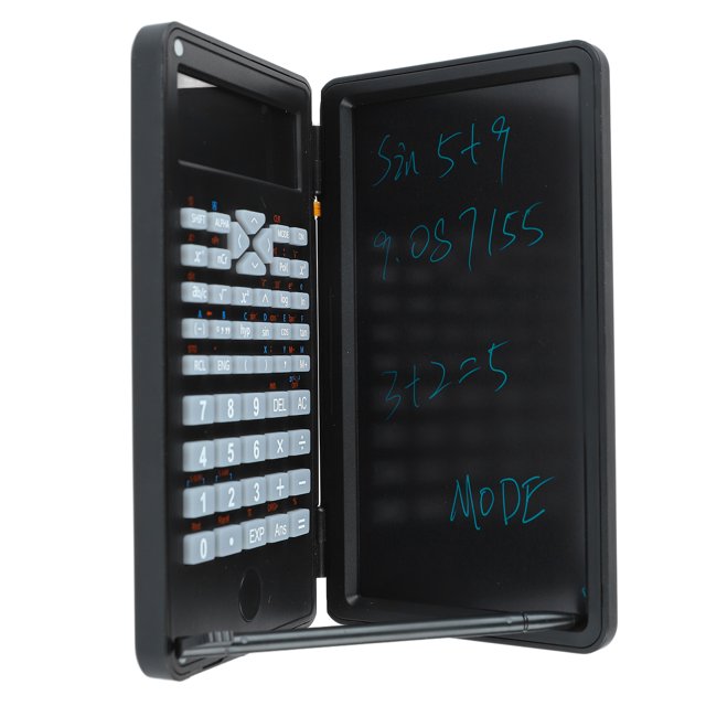 Calculadora científica Pantalla LCD de dos filas Tableta de escritura Calculadora de escritorio multifunción sensible para oficina y escuela
