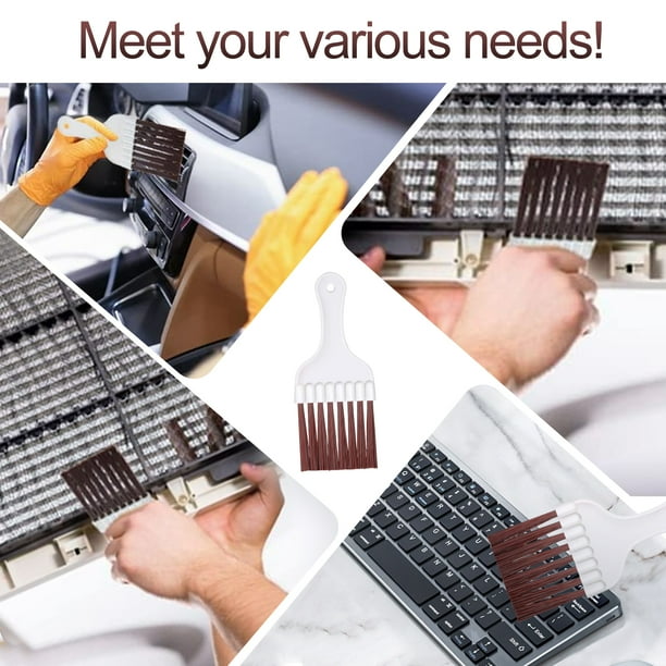 MATHOWAL Air Conditioner Condenser Fin Comb, Fin Cleaning Brush Air