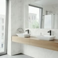 thumbnail image 5 of VIGO Matte Stone Vinca Composite Rectangular Vessel Bathroom Sink in White with Faucet and Pop-Up Drain in Antique Bronze, 5 of 10