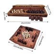 thumbnail image 1 of Viking Chess Set Board Game Asymmetric Chess Board Portable Strategy Games Learning Toys Chess Gifts Party Supplies For Kids, 1 of 5