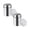 Silver*2, variant on GUIGUI 1 Pcs Powdered Sugar Shaker, Stainless Steel Fine Mesh Shaker with Lid for Coffee Cocoa Cinnamon Powder (Silver)