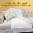 thumbnail image 5 of JMR Cozy Waffle Weave Blanket  Cotton Medium Weight Hotel Throw Blankets Great for Bed, Couch & Sofa White, Twin 66 x 90, 5 of 21