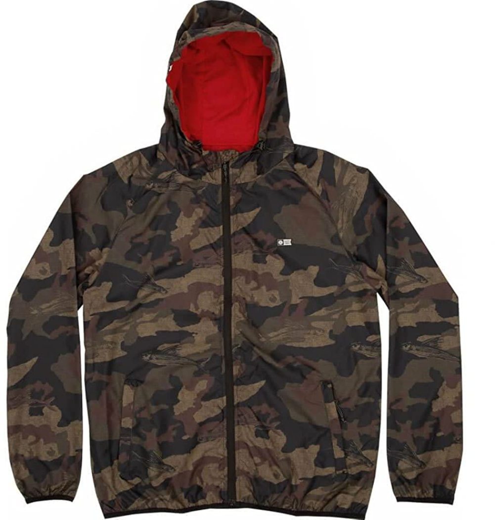 Salty Crew Seawall Packable Jacket Camo 