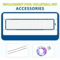 thumbnail image 5 of Reinforced Anti-UV Replacement Pool Volleyball Net with Scoring Clamps, 15-29 ft Adjustable Length - Easy Set Up and Long Lasting (Net Only), 5 of 6