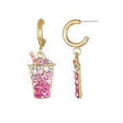 Packed Party Women's Goldtone Drink Motif Earrings