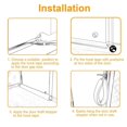 thumbnail image 4 of Washranp Under Door Air Stopper,Hanging Loop Heavy Duty Weighted Door Draft Stopper Filled with Glass Bead and Cotton Sound Durable Door Seal Strip for Noise Dust, 4 of 5