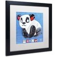 thumbnail image 2 of Trademark Fine Art ''Munch the Panda'' by Design Turnpike 16' x 16' White Matted Black Frame (ALI126, 2 of 4