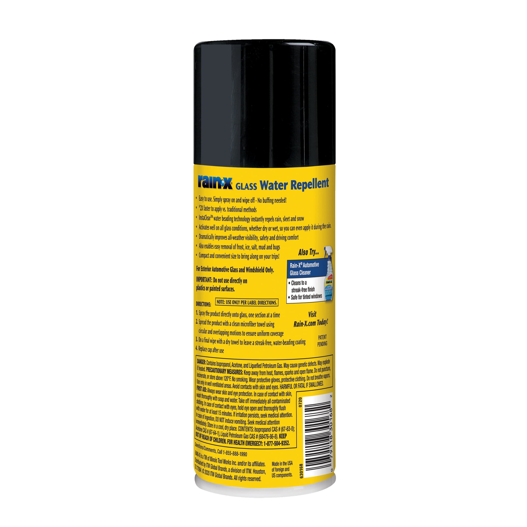 (6 pack) Rain-x Original Glass Water-Repellent Aerosol 12 oz. - 630168