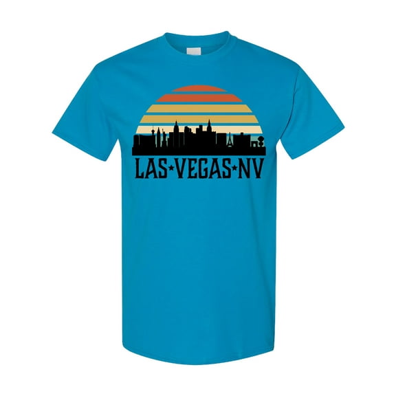 Inktastic Las Vegas Nevada Skyline Retro T-Shirt