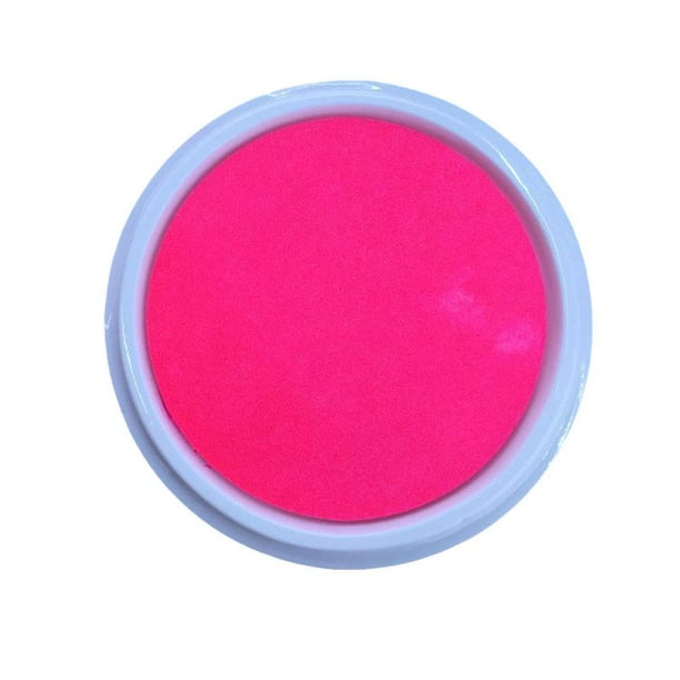 Almohadilla De Tinta Lavable Para Niños - 8 Colores, Forma De Flor, Sellos De Animales. Para Manualidades Y Dibujos.