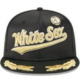 thumbnail image 2 of Men's New Era  Black Chicago White Sox 2025 59FIFTY Day Gold Leaf 59FIFTY Fitted Hat, 2 of 5