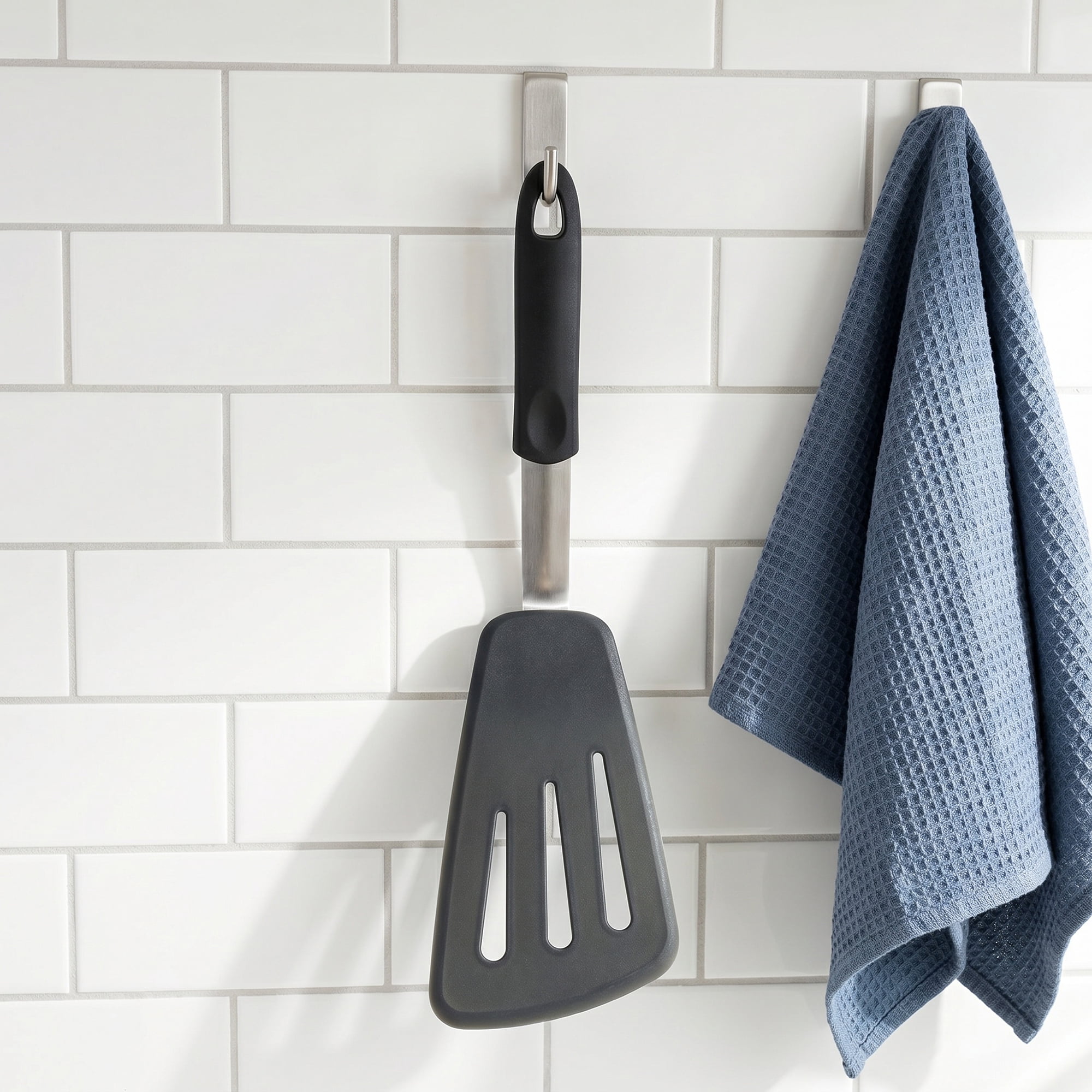 Unique Bargains Kitchen Utensils Set with Heat-Resistant Spatula Tools Black 13.8x3.9 inch