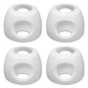 Fyydes Safety Door Knob Covers,4pcs Door Knob Covers Lockable Design Child Proof Door Knob Locks for Kids,Baby Safe Door Knob Covers