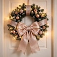 thumbnail image 6 of WWG Cloth Ribbon, Flexible Pliable Holiday Ribbon, Sturdy Long Lasting, Effortless to Cut, Decorative for Gift Boxes, Wreaths, Fences, Christmas, Home, Party, Gift Packaging, Includes 1 Roll, 6 of 6