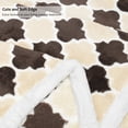 thumbnail image 5 of Tirrinia Soft Plush Fleece Throw Blanket 50”x 70” Lightweight Warm Bed Sofa Couch Brown, 5 of 7