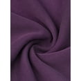 thumbnail image 5 of DARING DIVA Solid Mock Neck Sheer Panel Top XL Purple, 5 of 6