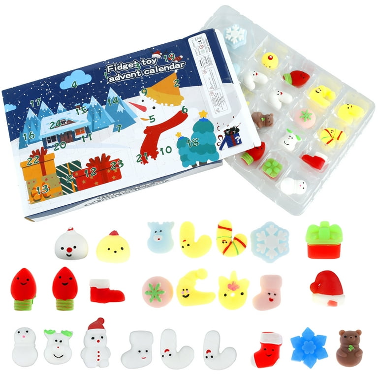 Christmas Advent Calendar For Kids 24 Surprises Novelty Doll Gifts