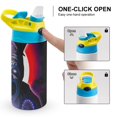 thumbnail image 4 of Terrifier Kids Water Bottle Stainless Steel Vacuum Insulated Water Cup With Covered Pop-Up Straw, 4 of 8