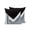 Gray, variant on 1 Pack Outdoor Throw Pillow, Blue Black Geometric Waterproof Pillow with Insert Included, Modern Abstract Lines Color Blocks Decorative Accent Cushion Sofa Pillows for Patio Porch, 16 x 16 In