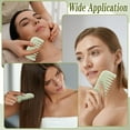 thumbnail image 3 of 2PCS Jade Combs Masaje para el pelo y el cuero cabelludo Herramienta de masaje facial Herramienta multifuncional para la cabeza Mano Regalo para el cuidado de la cabeza (Estilo cuadrado), 3 of 7