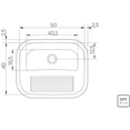thumbnail image 2 of Lavadero Tramontina De Empotrar Acero Inoxidable 34 L 50X40 cm 94400107, 2 of 3