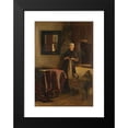 thumbnail image 2 of Christoffel Bisschop 18x24 Black Modern Framed Museum Art Print Titled - A Sunny Corner (1850 - 1888), 2 of 5