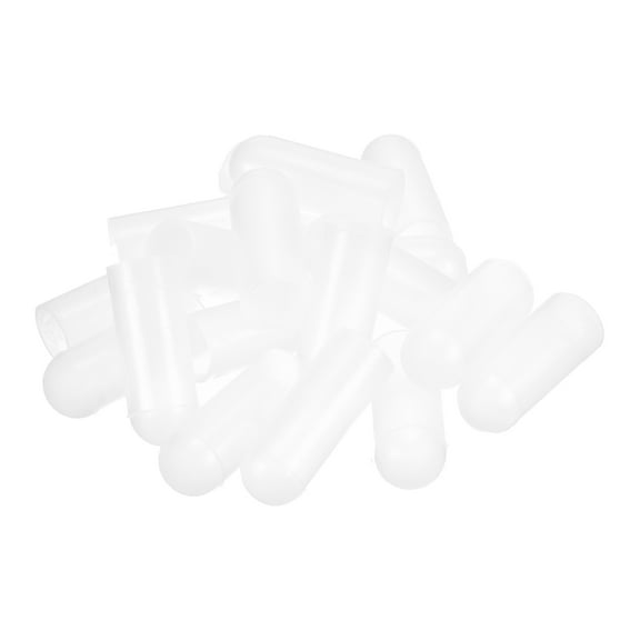 18Pack Silicone End Caps, 16mm(5/8") ID 38mm(1-1/2") Height, Clear