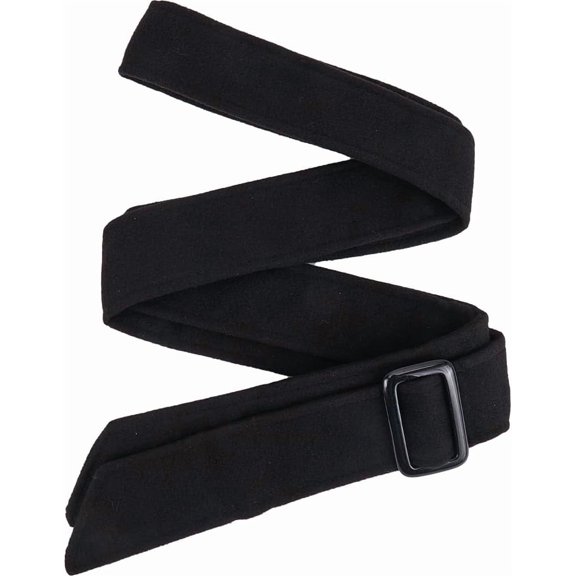 Overcoat Waist Belt Black Cloth Trendy Wide Bowknot Decorated Coat Cinch Tie Buckle Women Sash Ties Adjustable Replacement Band Long Belt for Thick Trench Coat Overcoats Jacket
