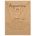 Fashion Trends 12 constellation letter symbol diamond necklace wish ...